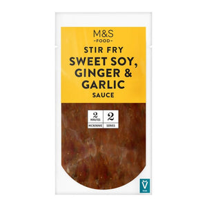 M&S Sweet Soy, Garlic & Ginger Stir Fry Sauce 150g