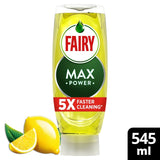 M&S Fairy MaxPower Washing Up Liquid Lemon 545ml- Buy online at McGrocer
