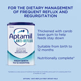 Aptamil Anti-Reflux baby formula powder - British product