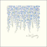 M&S Woodmansterne Wisteria Sympathy Card- Buy online at McGrocer