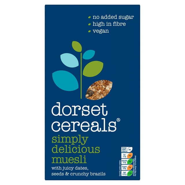 Dorset Cereals Simply Delicious Muesli No Added Sugar 650g - British product