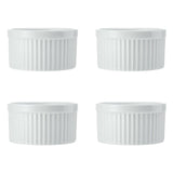 Mikasa Chalk 4pc porcelain ramekin set 10cm, imported from the UK