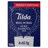 M&S Tilda Boil in the Bag Pure Basmati Rice 8 x 62.5g- Buy online at McGrocer
