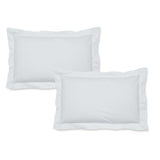 M&S Catherine Lansfield Plain Dye Polycotton Oxford Pillowcase Pair White Pillowcases 50x75cm- Buy online at McGrocer