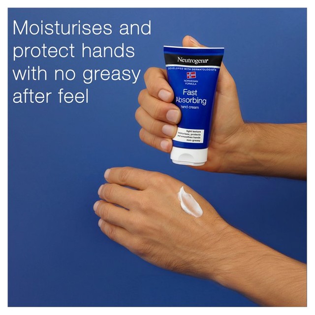 Neutrogena Norwegian Formula Fast Absorbing Hand Cream 75ml, imported from the UK