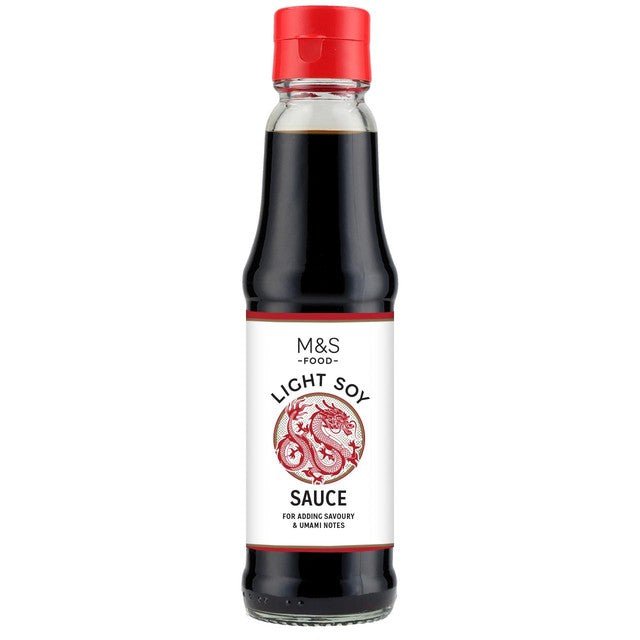 M&S light soy sauce 150ml, imported from the UK
