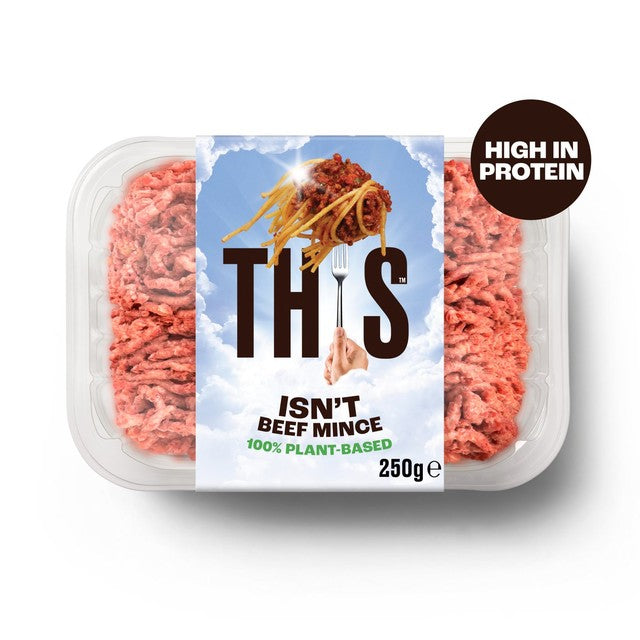 THIS plant-based beef flavoured mince 250g (British brand)