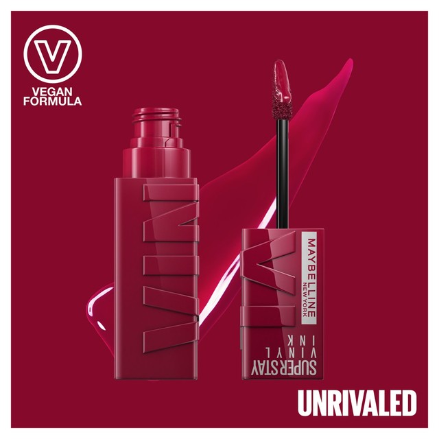 Maybelline SuperStay Vinyl Ink liquid lipstick Unrivaled, imported from the UK