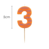 M&S Talking Tables Table Fun Number 3 Candle- Buy online at McGrocer
