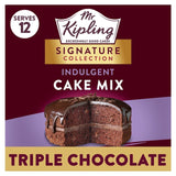 Mr Kipling triple chocolate cake mix 12 portions, imported from the UK