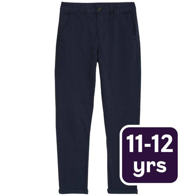 M&S M&S Jungen Baumwollreiche Chinos, Marineblau, 11-12 Jahre - Jetzt online bei McGrocer kaufen