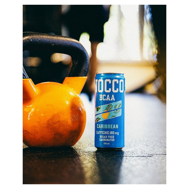 Nocco Caribbean Pineapple Energy Drink 330ml, imported from the UK