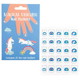 M&S Rex London Children's Magical Unicorn Nail Sticker Set Pack of 25- Buy online at McGrocer