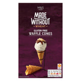 M&S gluten free waffle cones 120g, imported from the UK