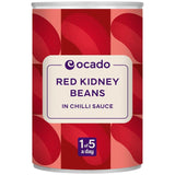 M&S Ocado Red Kidney Beans in Chilli Sauce Canned Beans 400g- Buy online at McGrocer