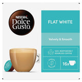 Dolce Gusto Flat White coffee pods 16 capsules, imported from the UK