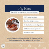 Hollings natural pigs ears dog treats (British brand)