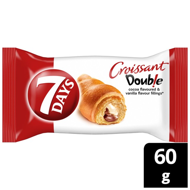 7 Days Double Max Croissant cocoa vanilla - UK version
