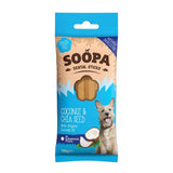 M&S Soopa Coconut & Chia Seed Dental Stick Dog Treat 100g- Buy online at McGrocer