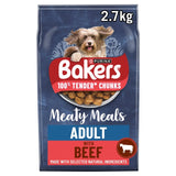 M&S Bakers Meaty Meals Beef Dry Dog Food 2.7kg- Buy online at McGrocer