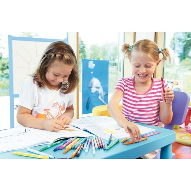 STABILO Power colouring pens assorted colours wallet of 12 (British brand)