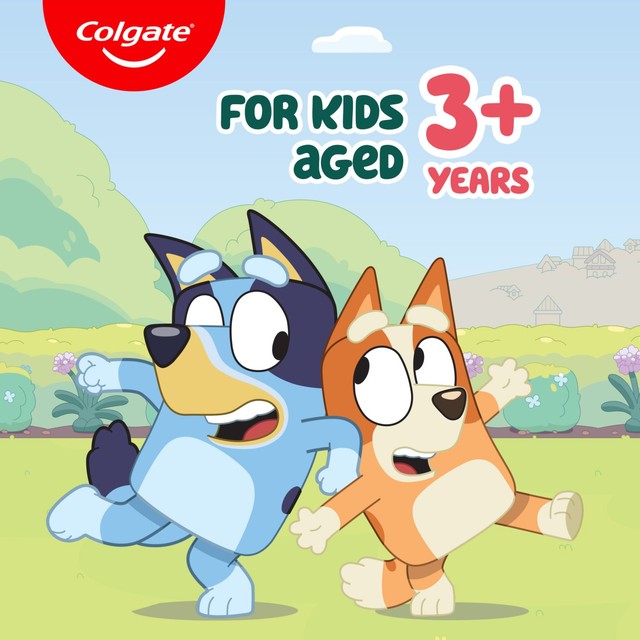 Colgate Bluey kids toothpaste 75ml tube, imported from the UK