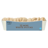 M&S M&S Mini White Pitta Breads 12 per Pack- Buy online at McGrocer