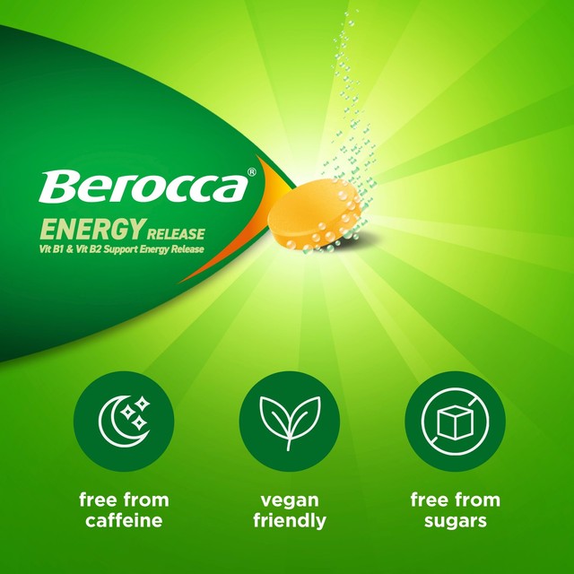 Berocca mango energy effervescent tablets 45 pack (British brand)
