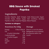 Bay's Kitchen BBQ sauce with smoked paprika 275g - British product