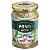 M&S Ponti Fine Herbs Artichokes in Sunflower Oil 280g- Buy online at McGrocer