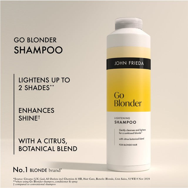 John Frieda Go Blonder Lightening Shampoo (British brand)