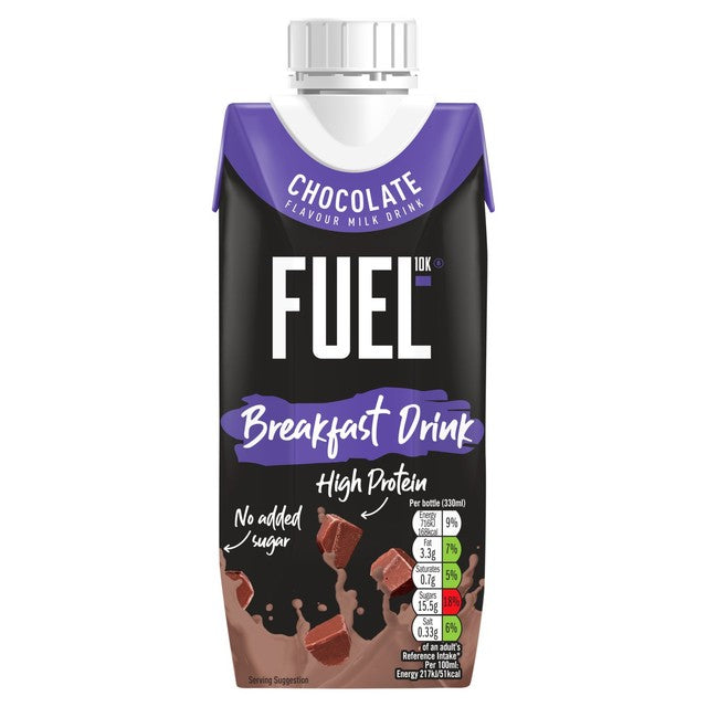 FUEL10K chocolate breakfast drink 330ml - British product