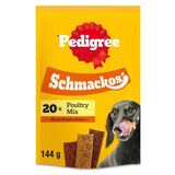 M&S Pedigree Schmackos Adult Dog Treats Poultry Mix Training Dog Treats 20 x 8g- Buy online at McGrocer