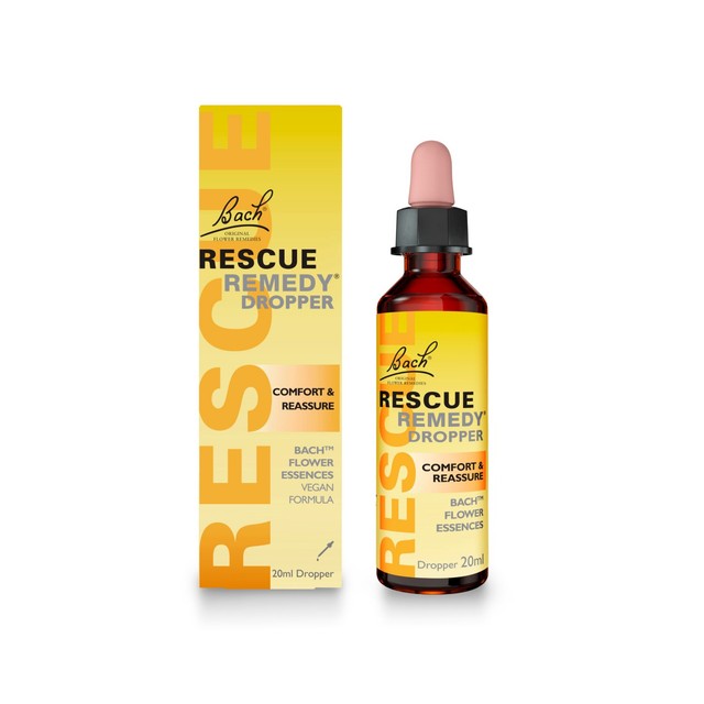 Nelsons Rescue Remedy flower essence drops 20ml, imported from the UK