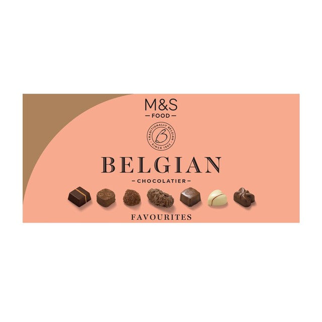 M&S Belgian chocolate favourites assortment 575g, imported from the UK