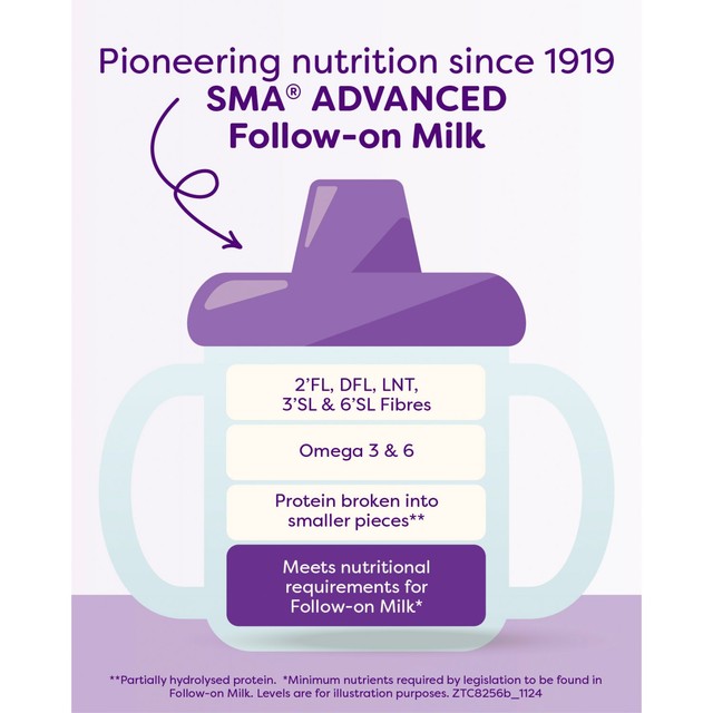 SMA Advanced 2 follow-on milk powder 800g (British brand)