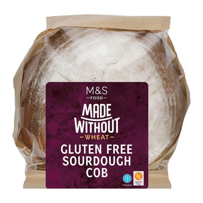 M&S Made Without Gluten Free Sourdough Bread Cob 400g