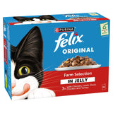 Felix Original Farm Selection wet cat food 12x85g - British product