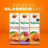 Tropicana smooth orange juice 900ml (British brand)
