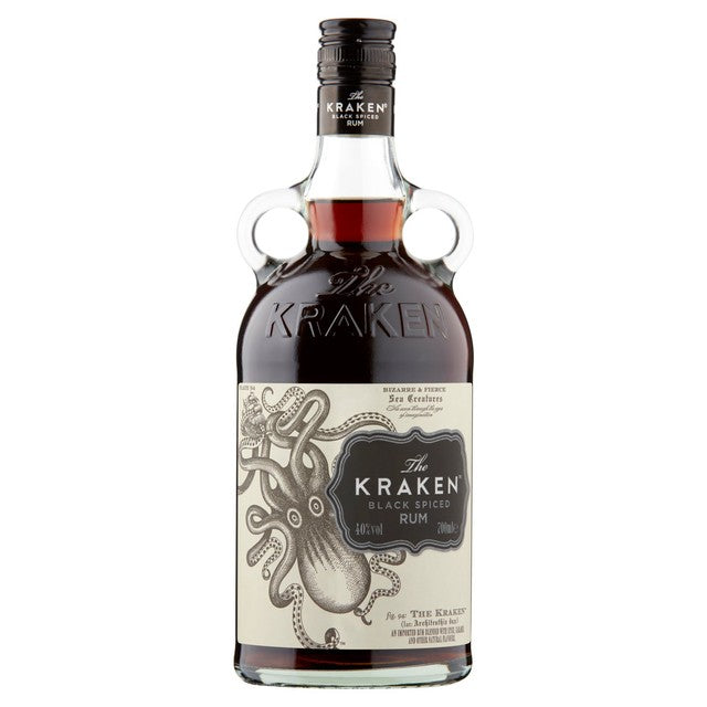 Kraken black spiced rum 70cl, UK version