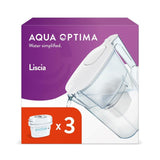 M&S Aqua Optima Liscia Water Filter Jug 2.5L with 3 Evolve+ Filters- Buy online at McGrocer