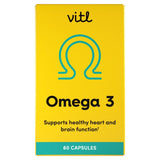 VITL Omega 3 capsules 60 pack (British brand)