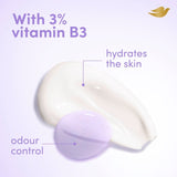 Dove whole body deodorant cream lavender and chamomile, imported from the UK