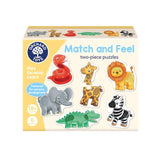 M&S Orchard Toys Match and Feel Two-piece Sensory Jungle Puzzles for Children- Buy online at McGrocer
