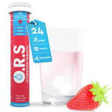 M&S O.R.S Strawberry Hydration Tablets Oral Rehydration Tablets 24 per pack- Buy online at McGrocer
