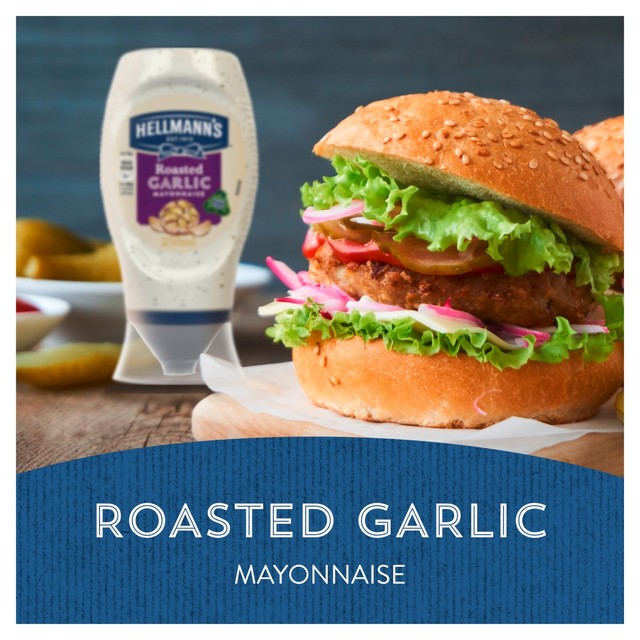 Hellmann's roasted garlic mayonnaise 250ml, UK version