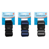 Gem Imports luggage strap tri-combo 1.8m - British product