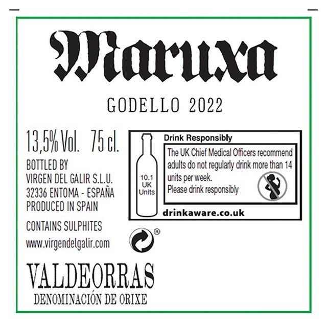 CVNE Cune Maruxa Godello white wine 75cl - British product