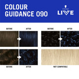 Schwarzkopf LIVE Cosmic Blue permanent hair dye, UK version