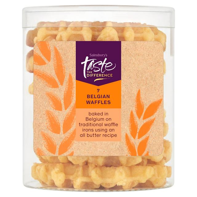 Sainsburys Belgian Waffles Taste the Difference x7 175g